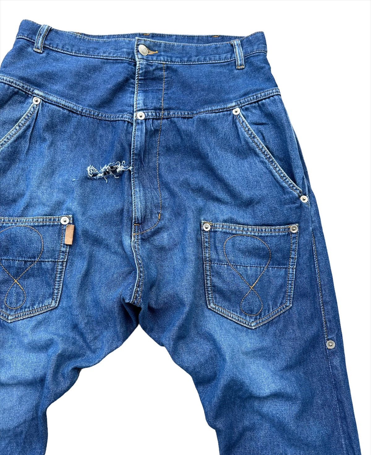Issey Miyake Mercibeaucoup Issey Miyake multipocket baggy jeans Size US 30 / EU 46 - 2 Thumbnail