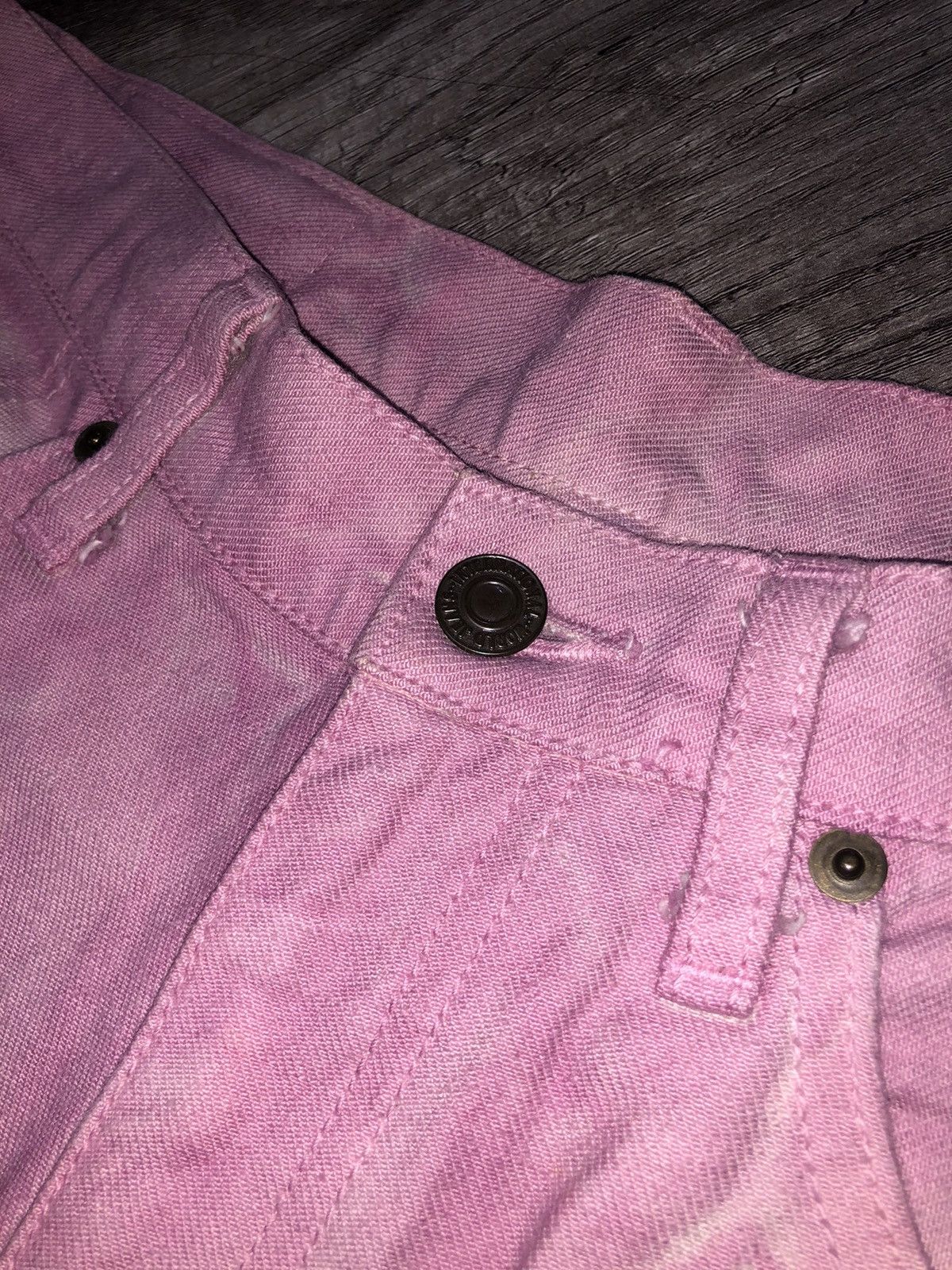 If Six Was Nine × Japanese Brand × Le Grande Bleu (L.G.B.) Vintage Geronimo Denim Jeans Tye Dye Design Size US 32 / EU 48 - 5 Thumbnail