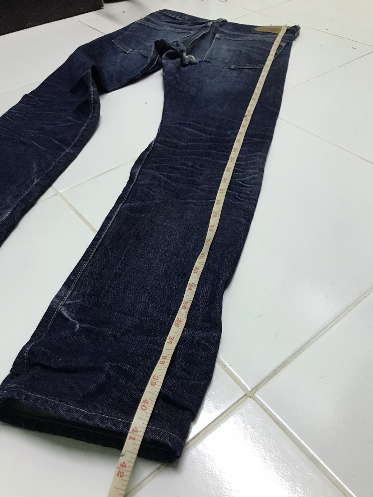 Hysteric Glamour Back number selvedge denim jeans Size US 30 / EU 46 - 12 Thumbnail
