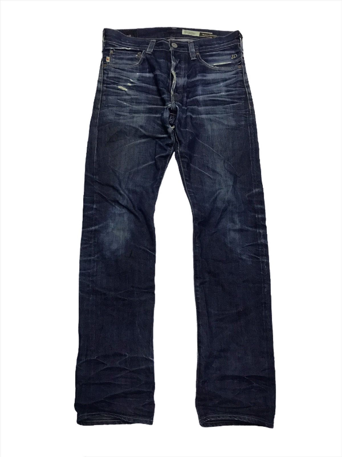 Hysteric Glamour Back number selvedge denim jeans Size US 30 / EU 46 - 6 Thumbnail
