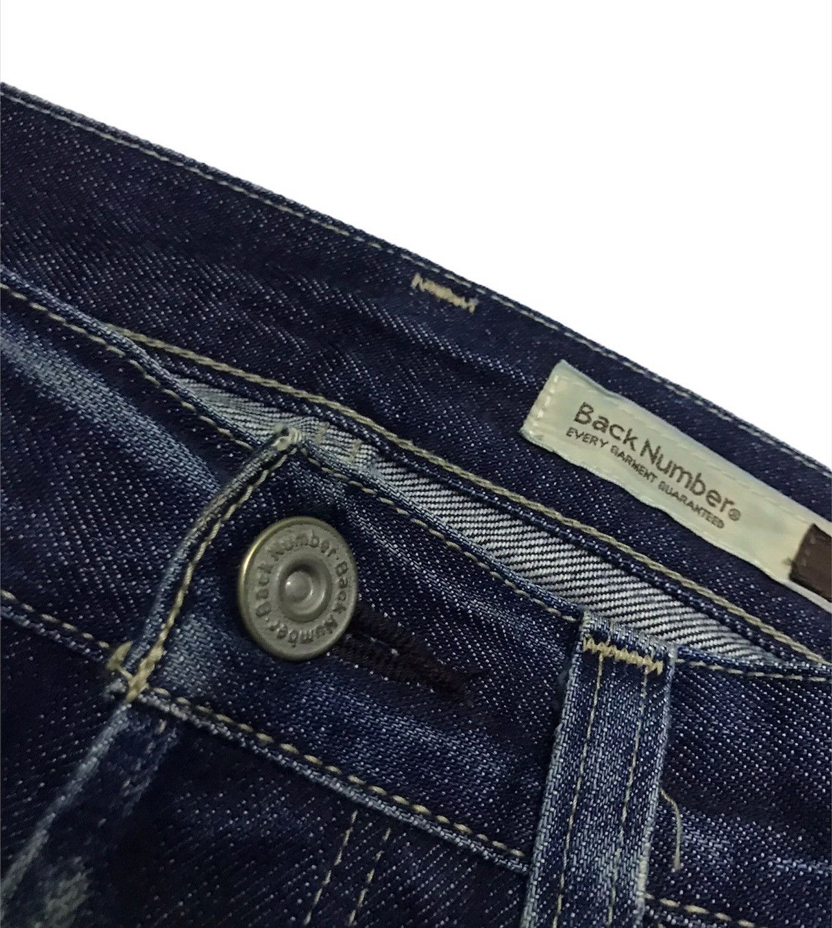 Hysteric Glamour Back number selvedge denim jeans Size US 30 / EU 46 - 7 Thumbnail