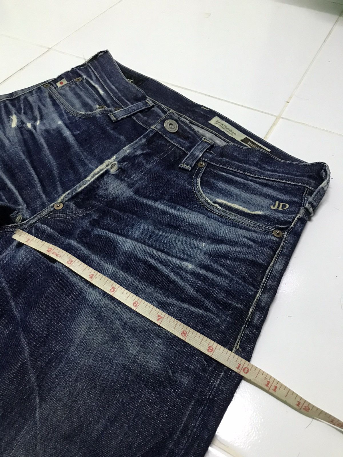 Hysteric Glamour Back number selvedge denim jeans Size US 30 / EU 46 - 16 Thumbnail