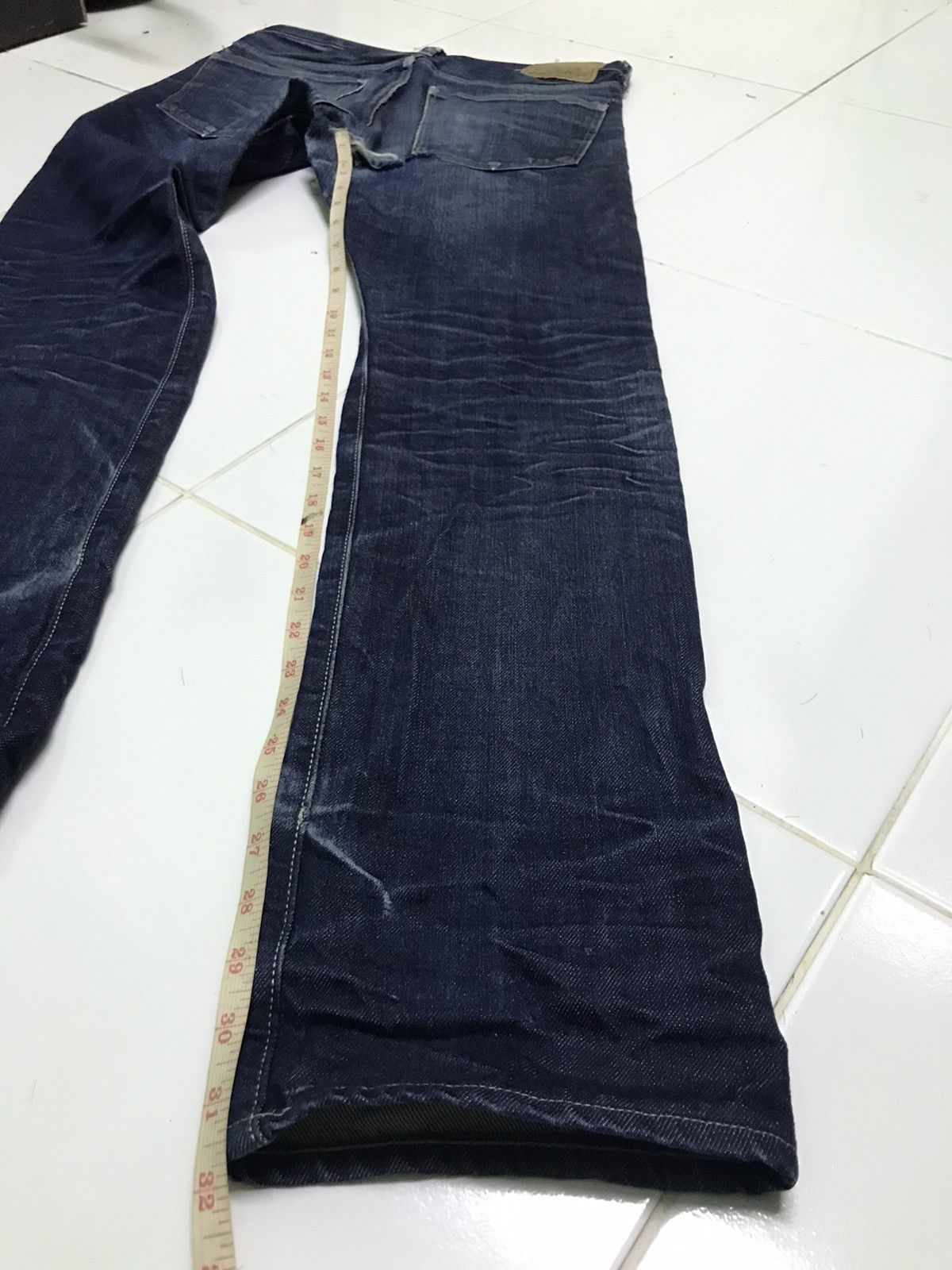 Hysteric Glamour Back number selvedge denim jeans Size US 30 / EU 46 - 14 Thumbnail
