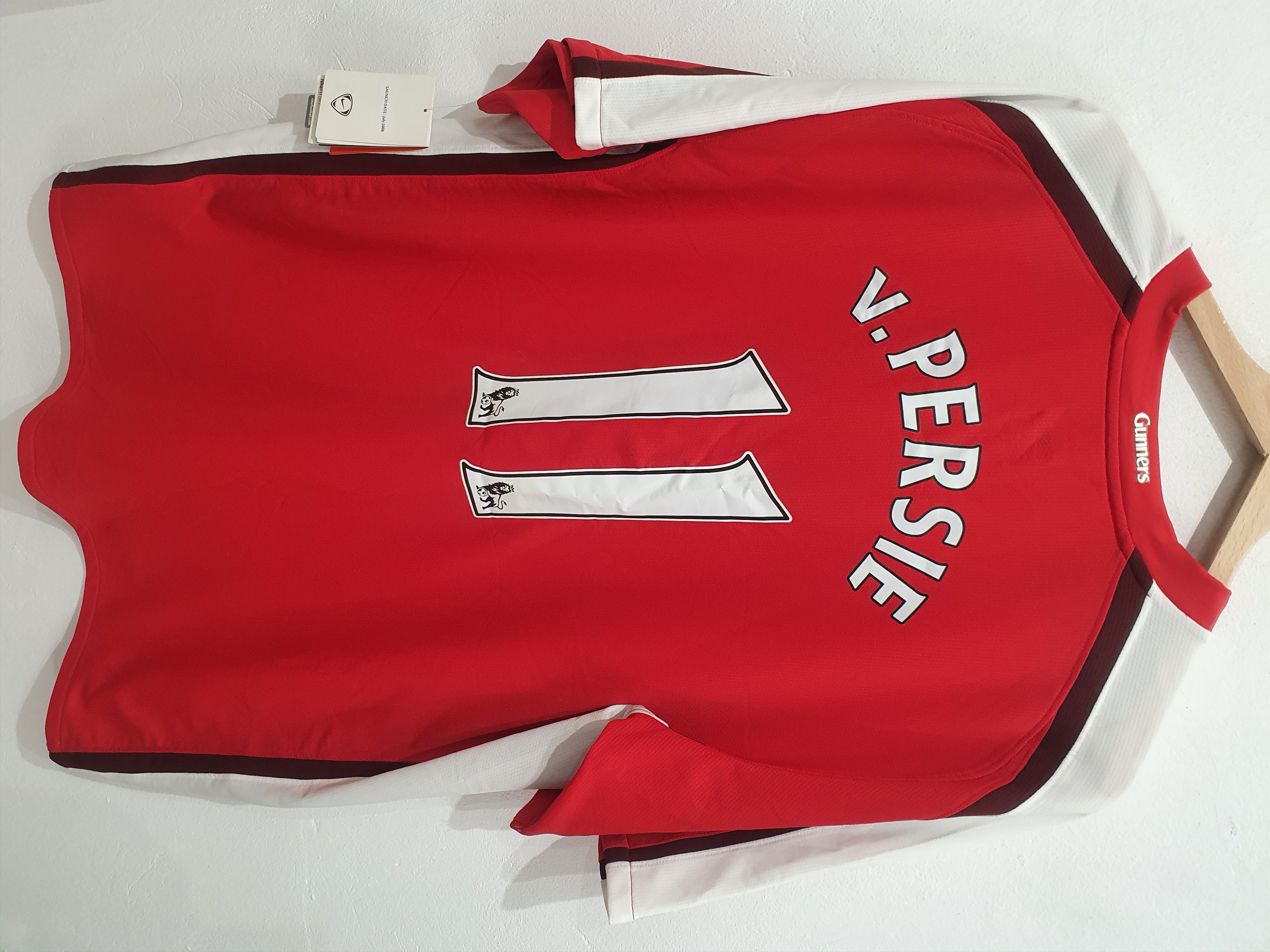 image of Van Persie Nike Arsenal London 2008 Size XL New Shirt Jersey in Red, Men's