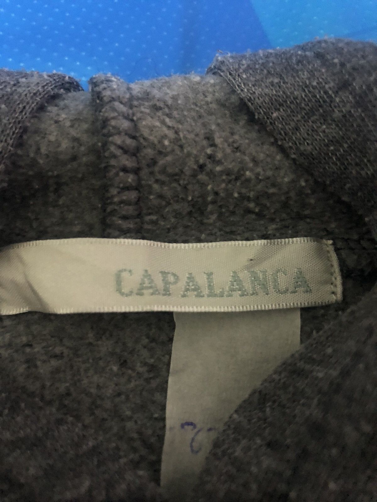Japanese Brand Vintage Capalanca Spell Out Big Logo Faded Hoodie Sweatshirt Size US M / EU 48-50 / 2 - 9 Thumbnail