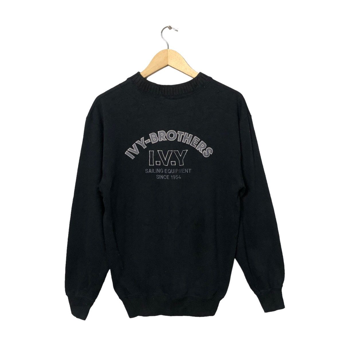 Japanese Brand Vintage IVY Brothers Crewneck Embroidery Big Logo Sweatshirt Size US M / EU 48-50 / 2 - 6 Thumbnail