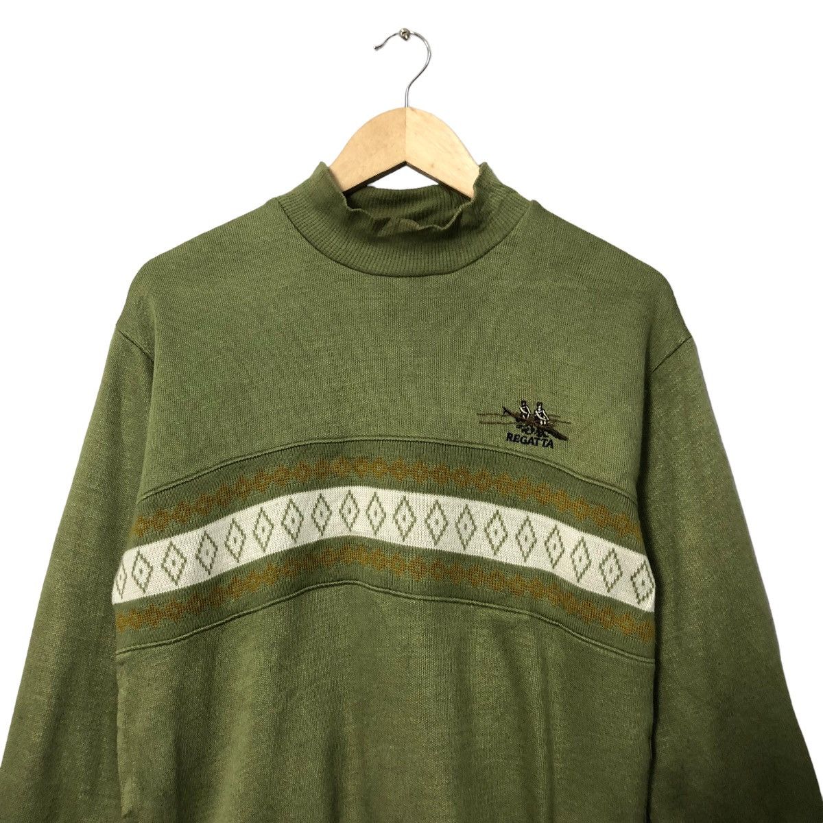 Aran Isles Knitwear Vintage Regatta Embroidery Logo Crewneck Knitwear Sweatshirt Size US M / EU 48-50 / 2 - 4 Thumbnail