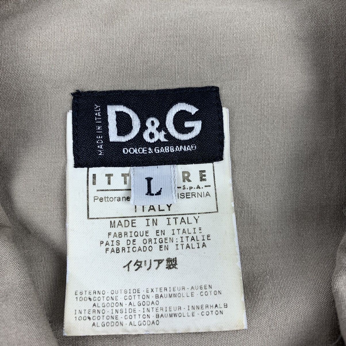 Dolce & Gabbana × Vintage Dolce Gabbana Zip Shirt Vintage Rare Size US L / EU 52-54 / 3 - 8 Thumbnail