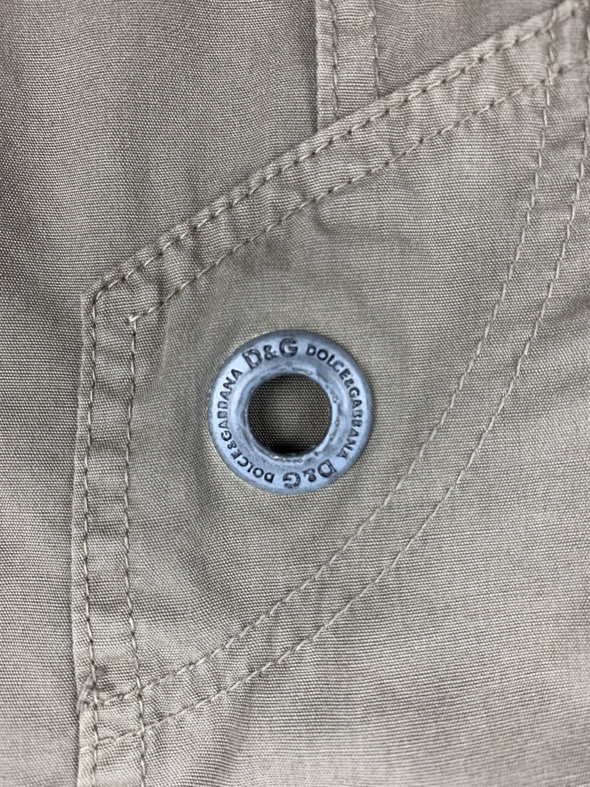 Dolce & Gabbana × Vintage Dolce Gabbana Zip Shirt Vintage Rare Size US L / EU 52-54 / 3 - 10 Thumbnail