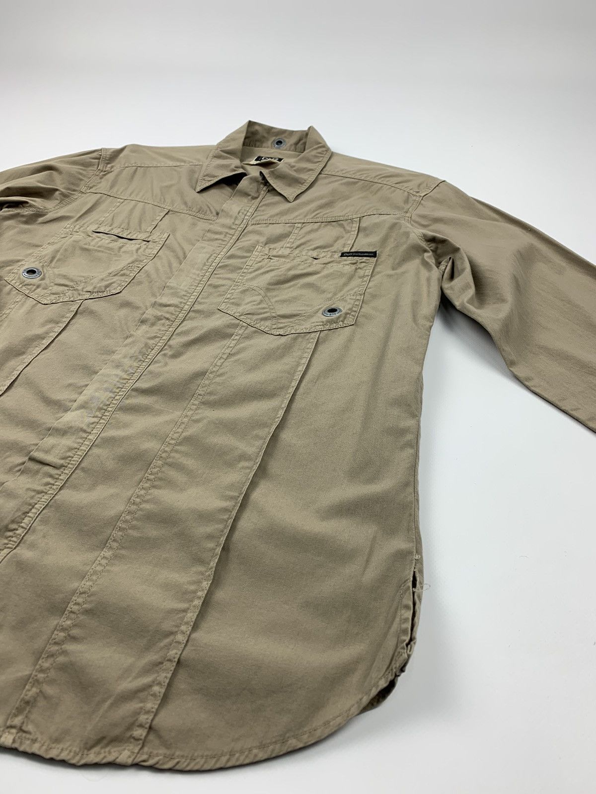 Dolce & Gabbana × Vintage Dolce Gabbana Zip Shirt Vintage Rare Size US L / EU 52-54 / 3 - 2 Thumbnail