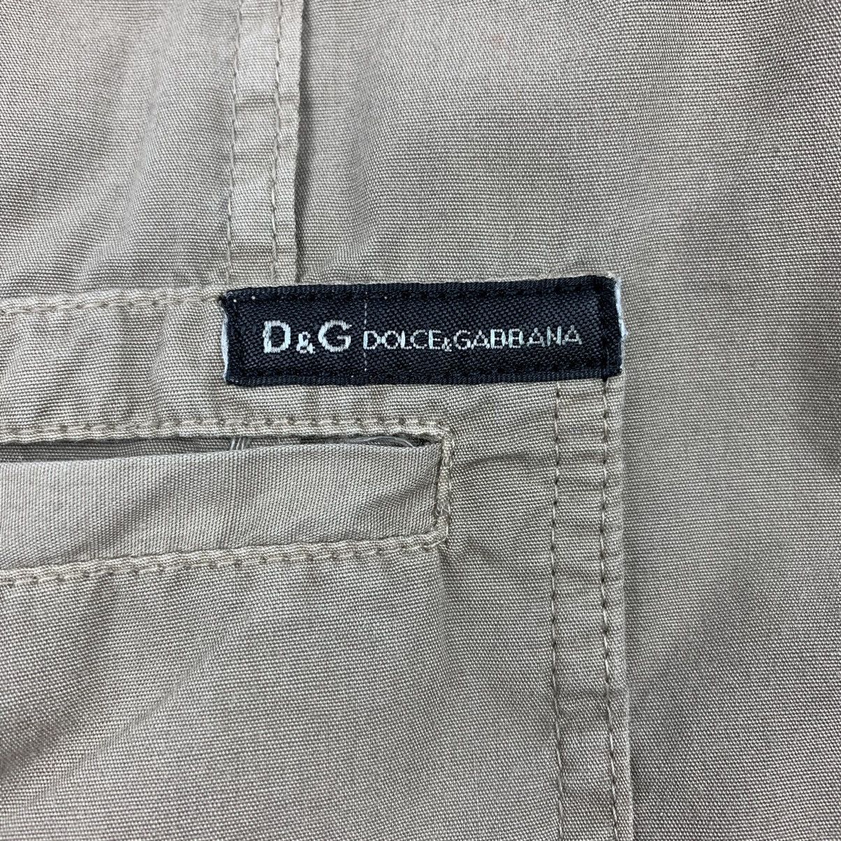 Dolce & Gabbana × Vintage Dolce Gabbana Zip Shirt Vintage Rare Size US L / EU 52-54 / 3 - 5 Thumbnail