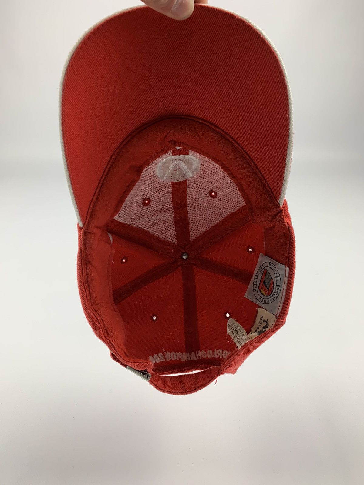Ferrari × Vintage Ferrari 2000 F1 World Champion Hat Michael Schumacher Size ONE SIZE - 9 Thumbnail