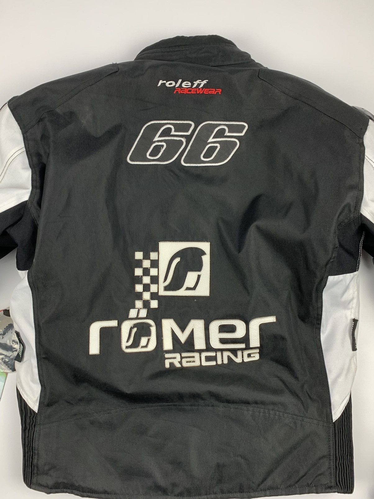 Designer × Vintage Roleff Moto Jacket Bridgestone Romer Akrapovic Wind Tex Size US XXL / EU 58 / 5 - 5 Thumbnail