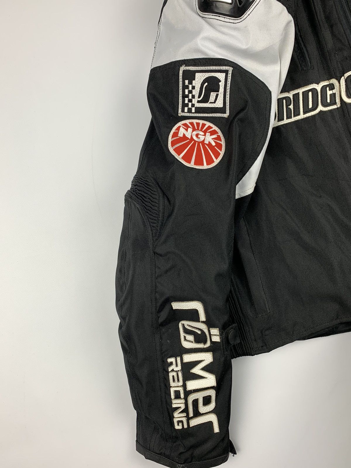 Designer × Vintage Roleff Moto Jacket Bridgestone Romer Akrapovic Wind Tex Size US XXL / EU 58 / 5 - 7 Thumbnail