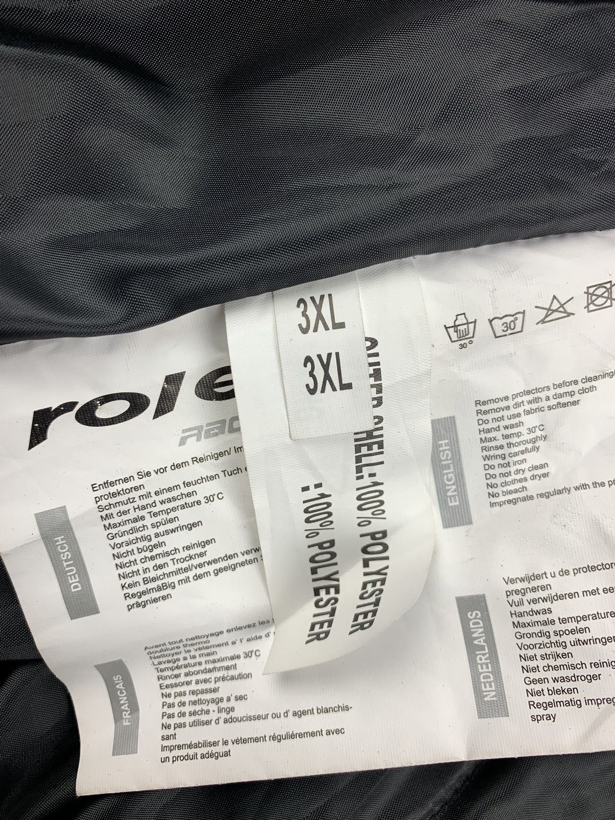 Designer × Vintage Roleff Moto Jacket Bridgestone Romer Akrapovic Wind Tex Size US XXL / EU 58 / 5 - 16 Thumbnail