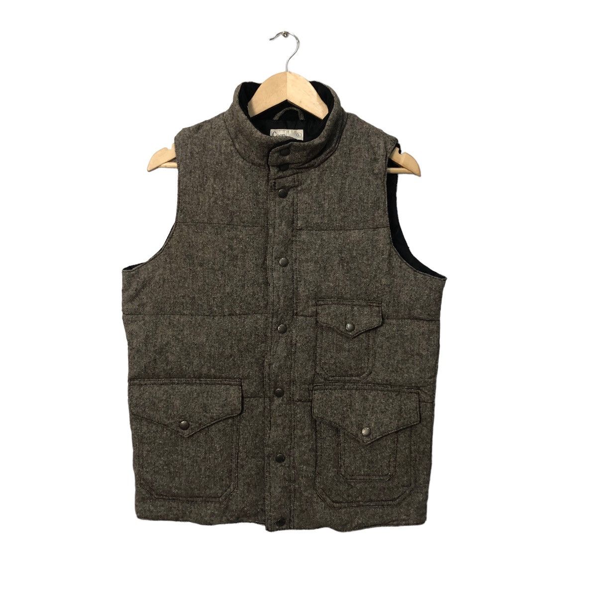 image of Vintage Coen Co Ltd Tokyo Japan Button Ups Vest in Grey, Men's (Size Medium)
