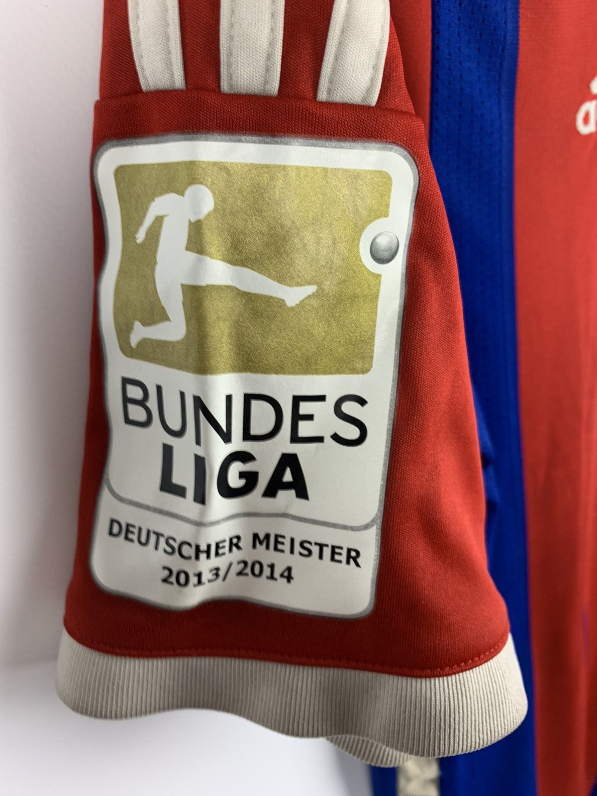 Adidas Football T shirt Adidas Bayern 2014 bundes liga Size US S / EU 44-46 / 1 - 6 Thumbnail