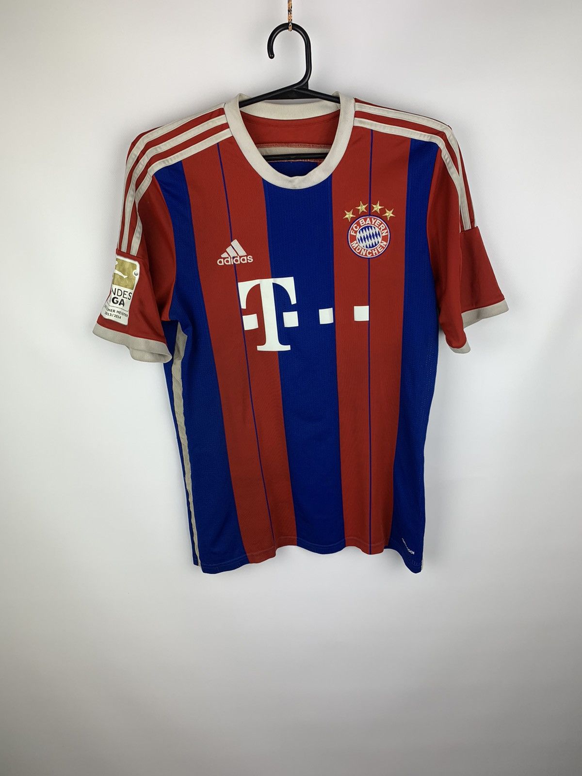 Adidas Football T shirt Adidas Bayern 2014 bundes liga Size US S / EU 44-46 / 1 - 1 Thumbnail