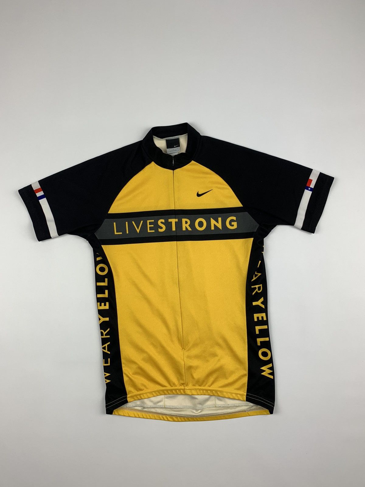 Nike × Vintage Nike Livestrong Tour De France Cycling Vintage Jersey Size US M / EU 48-50 / 2 - 1 Thumbnail
