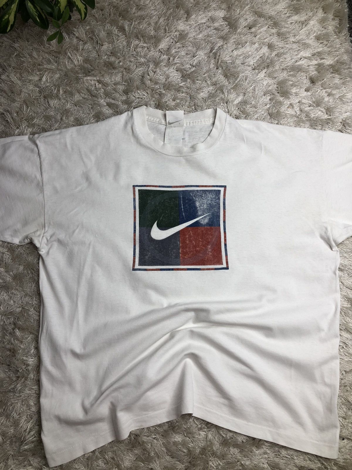 Nike × Vintage Nike Vintage StreetWear 90s t-Shirt Size US XL / EU 56 / 4 - 1 Thumbnail