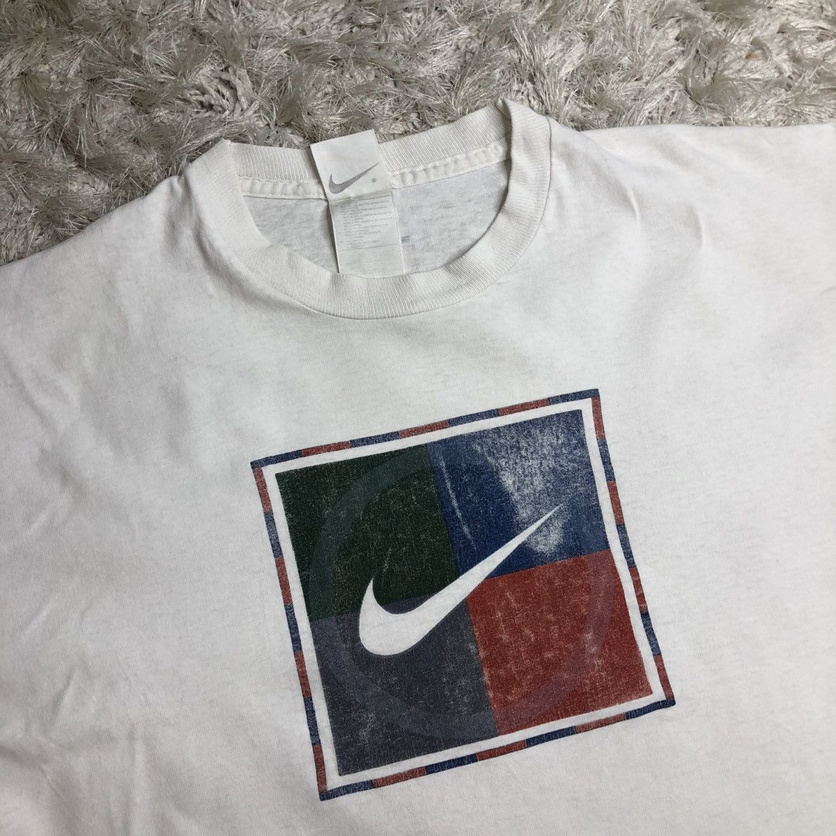 Nike × Vintage Nike Vintage StreetWear 90s t-Shirt Size US XL / EU 56 / 4 - 2 Thumbnail