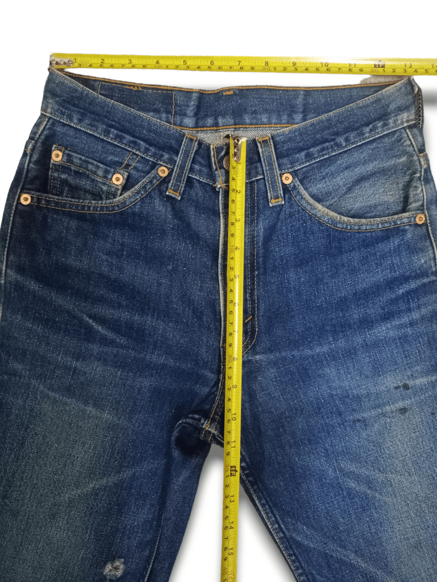 Levi's Vintage 90s Levis 517 Bootcut Lean Style Blue Wash Jeans Size US 26 / EU 42 - 6 Thumbnail
