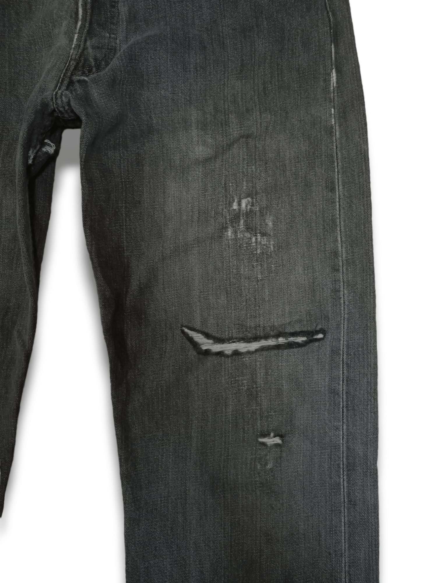 Levi's × Levi's Vintage Clothing Vintage 90s Levis 501 Button Fly Distressed Loose Jeans Size US 31 - 7 Thumbnail