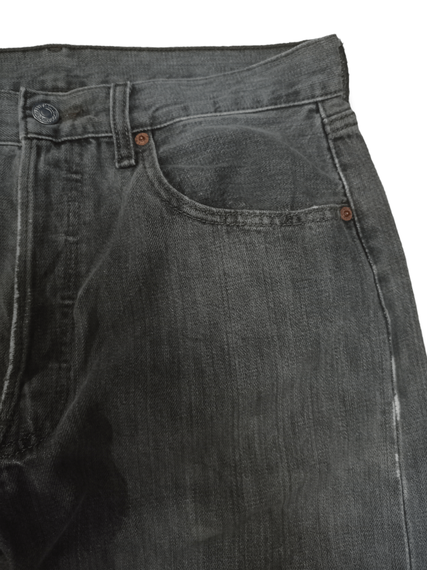 Levi's × Levi's Vintage Clothing Vintage 90s Levis 501 Button Fly Distressed Loose Jeans Size US 31 - 5 Thumbnail