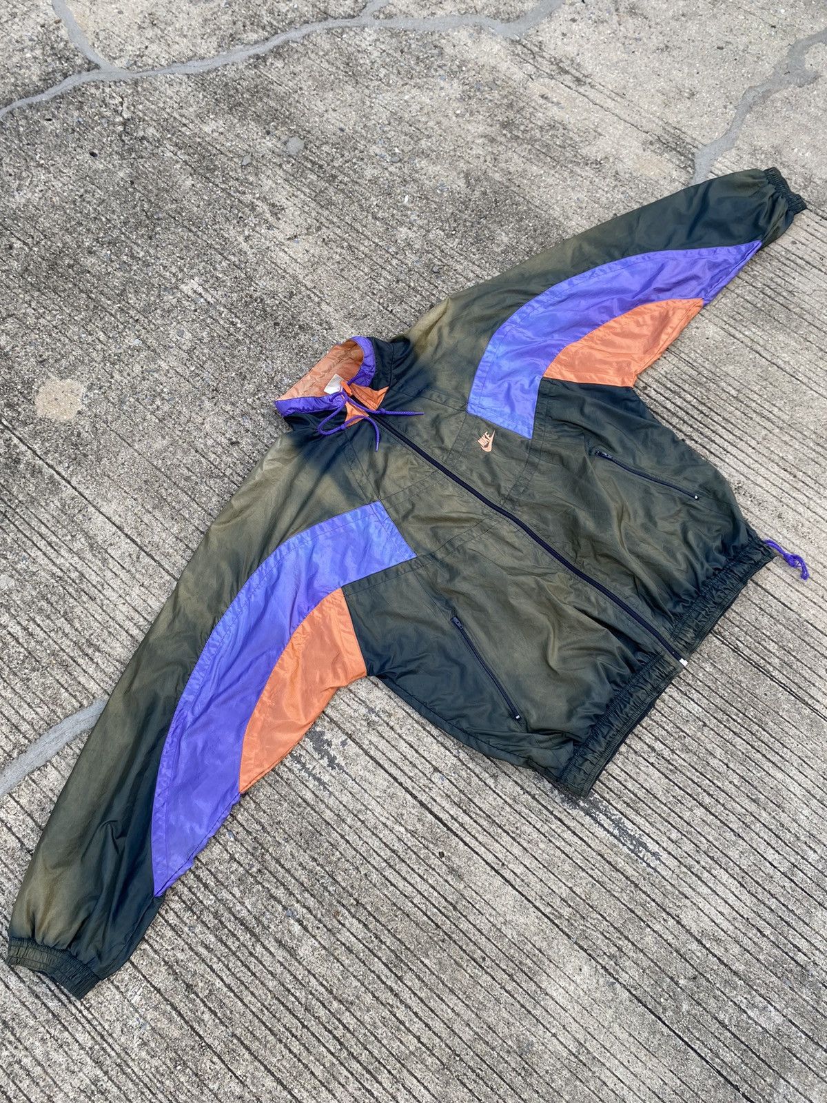 Nike Faded 90s Nike Windbreaker Jacket Size US M / EU 48-50 / 2 - 7 Thumbnail