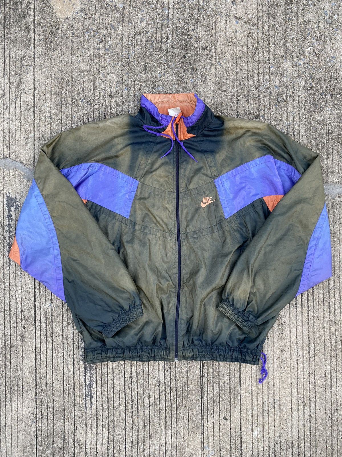 Nike Faded 90s Nike Windbreaker Jacket Size US M / EU 48-50 / 2 - 1 Thumbnail