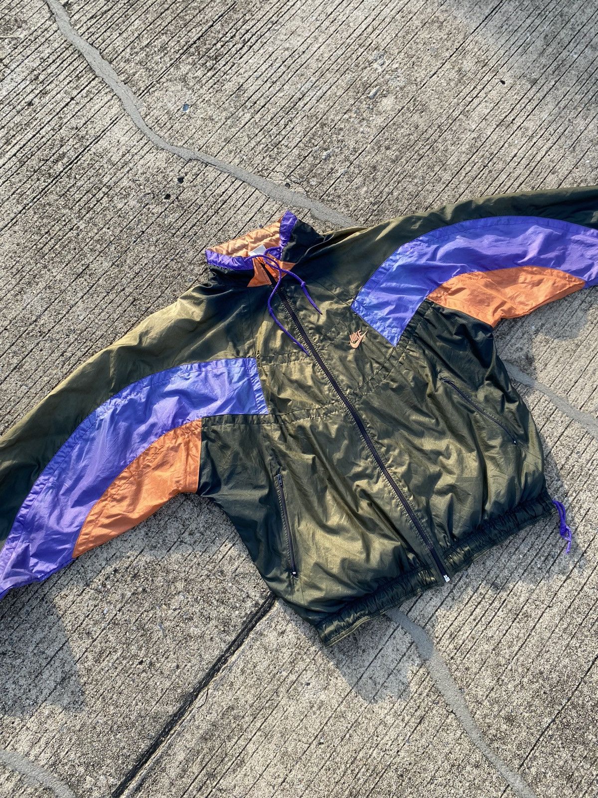 Nike Faded 90s Nike Windbreaker Jacket Size US M / EU 48-50 / 2 - 3 Thumbnail
