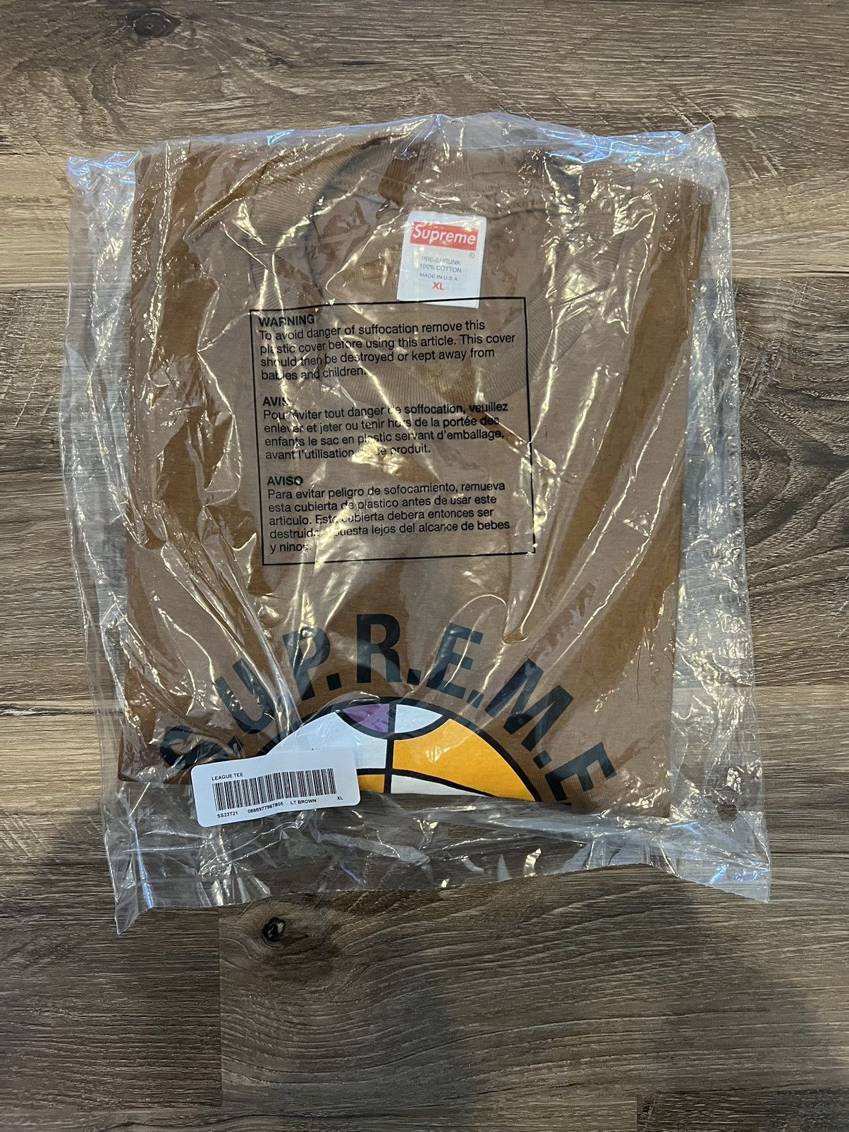 Supreme Supreme League Tee (SS23) Size US XL / EU 56 / 4 - 2 Thumbnail