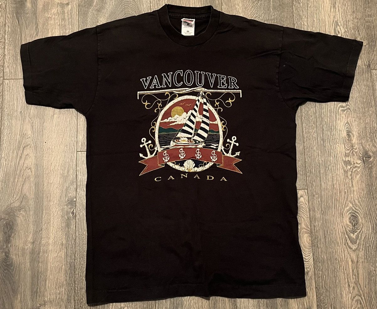 Vintage VTG Vancouver Canada Single Stitch Tourist Tee Size US L / EU 52-54 / 3 - 1 Thumbnail