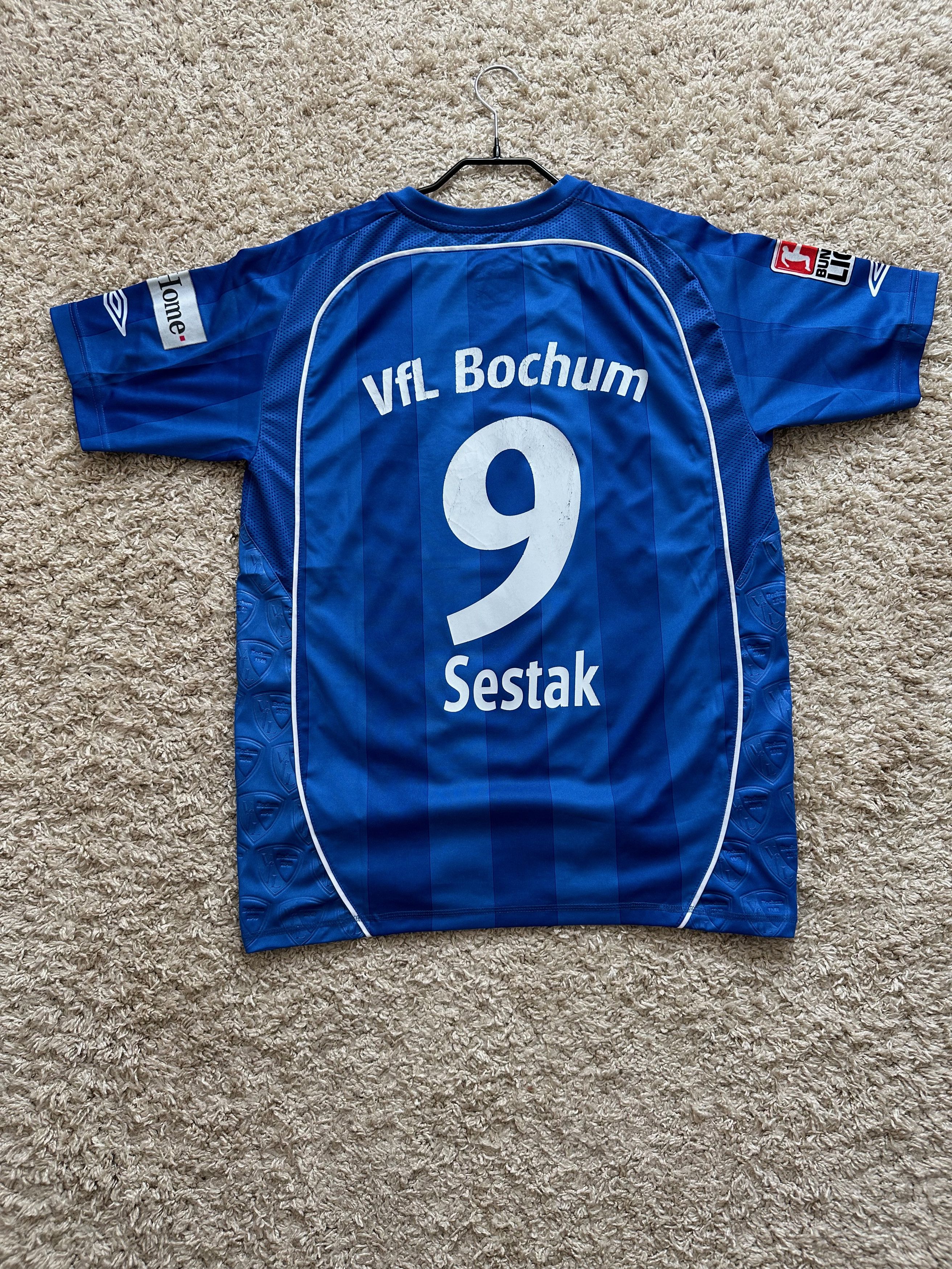 Umbro 2007 08 VFL Bochum Umbro Home #9 SESTAK jersey soccer Size US M / EU 48-50 / 2 - 17 Thumbnail