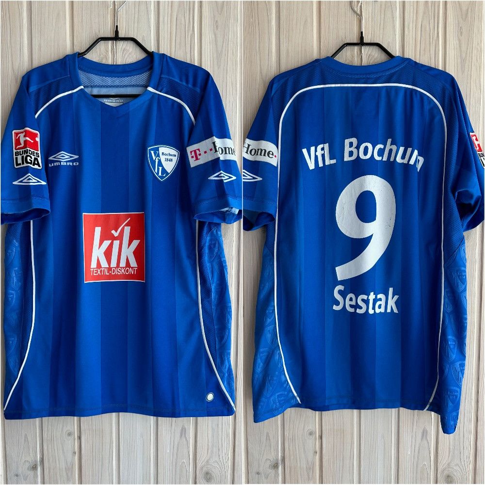 Umbro 2007 08 VFL Bochum Umbro Home #9 SESTAK jersey soccer Size US M / EU 48-50 / 2 - 1 Thumbnail
