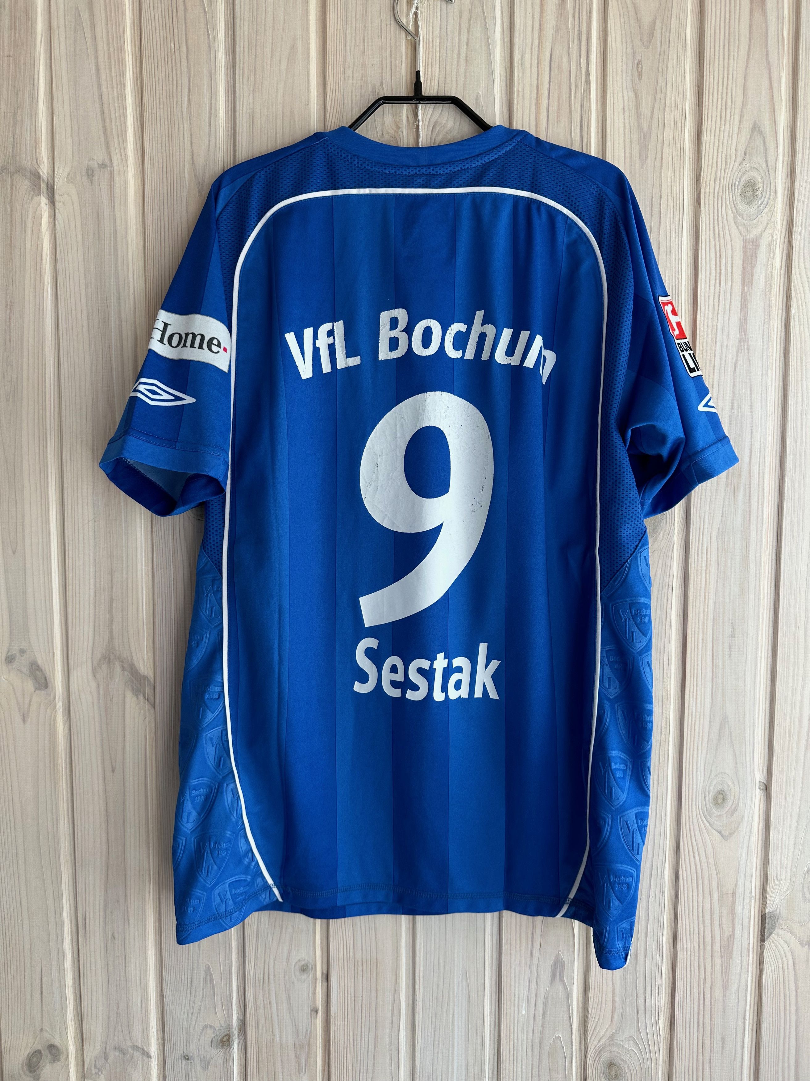 Umbro 2007 08 VFL Bochum Umbro Home #9 SESTAK jersey soccer Size US M / EU 48-50 / 2 - 10 Thumbnail
