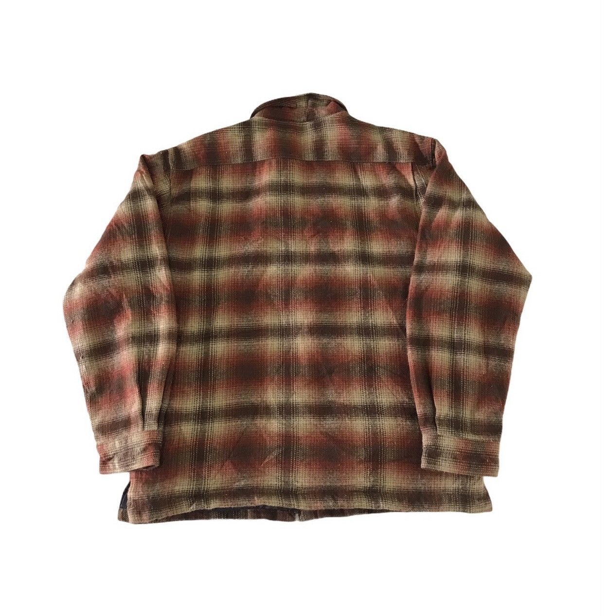 Kansai Yamamoto Kansai Jeans Checkered Wool Flannel Jacket Size US L / EU 52-54 / 3 - 2 Thumbnail