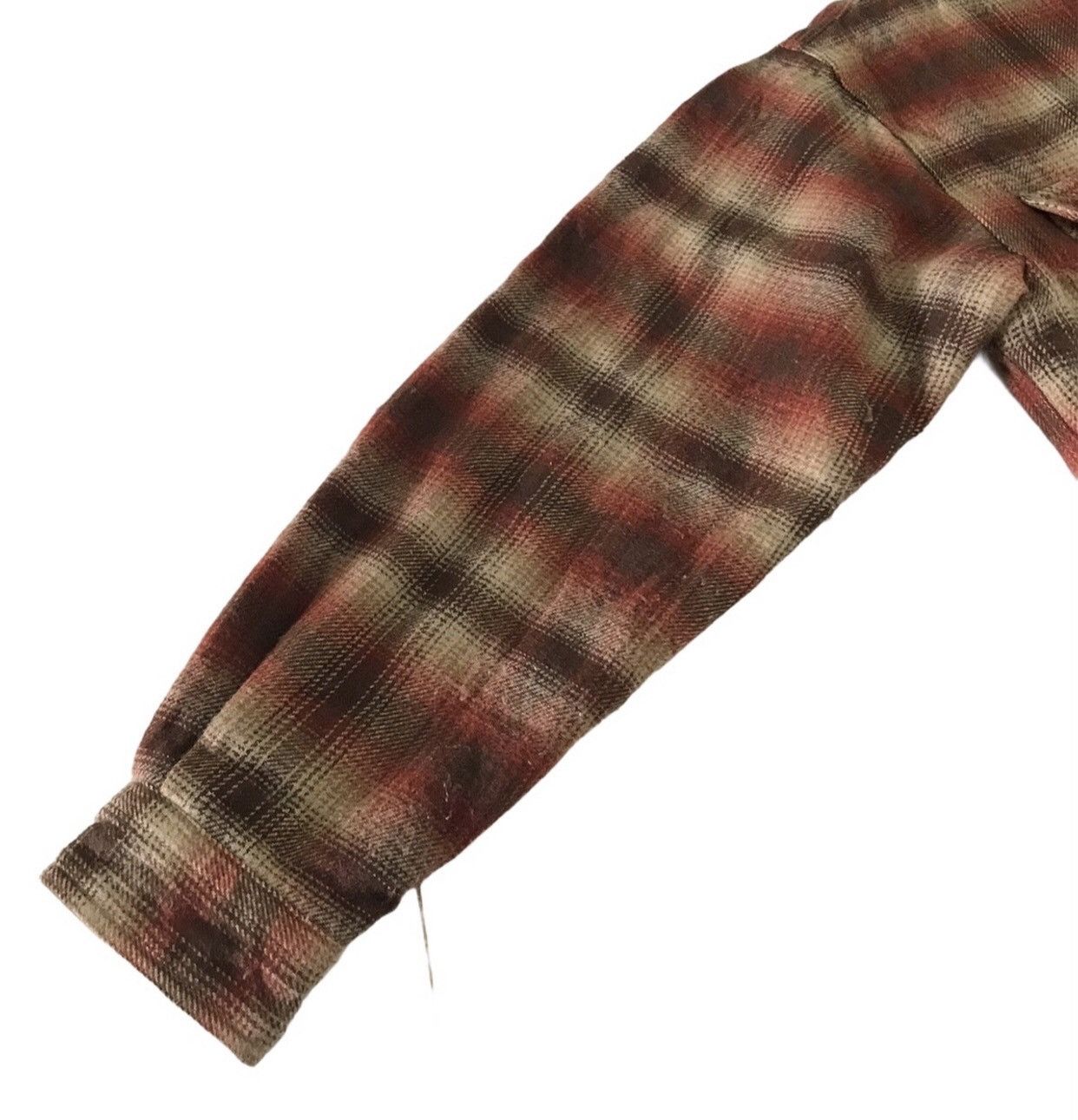 Kansai Yamamoto Kansai Jeans Checkered Wool Flannel Jacket Size US L / EU 52-54 / 3 - 3 Thumbnail