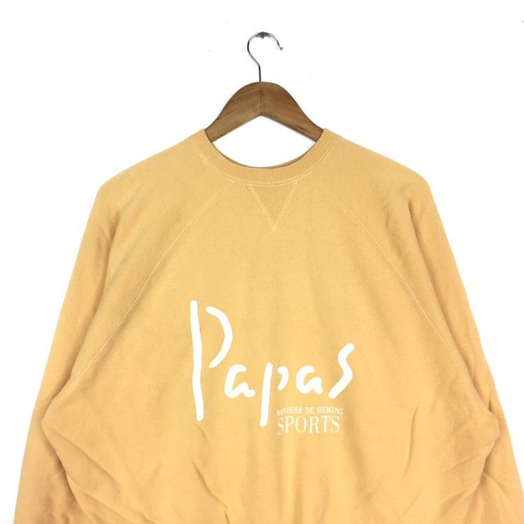 Vintage Papas sweatshirt Casual Jumper Streetwear Size US XL / EU 56 / 4 - 2 Thumbnail