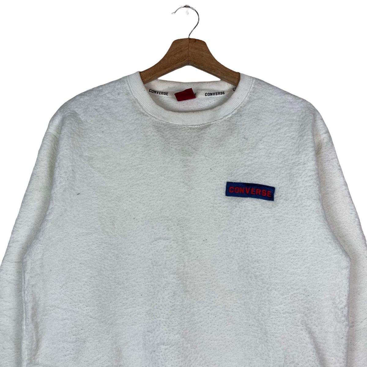 Converse Vintage Converse Pullover Jumper Fleece Sweatshirt Size US M / EU 48-50 / 2 - 2 Thumbnail