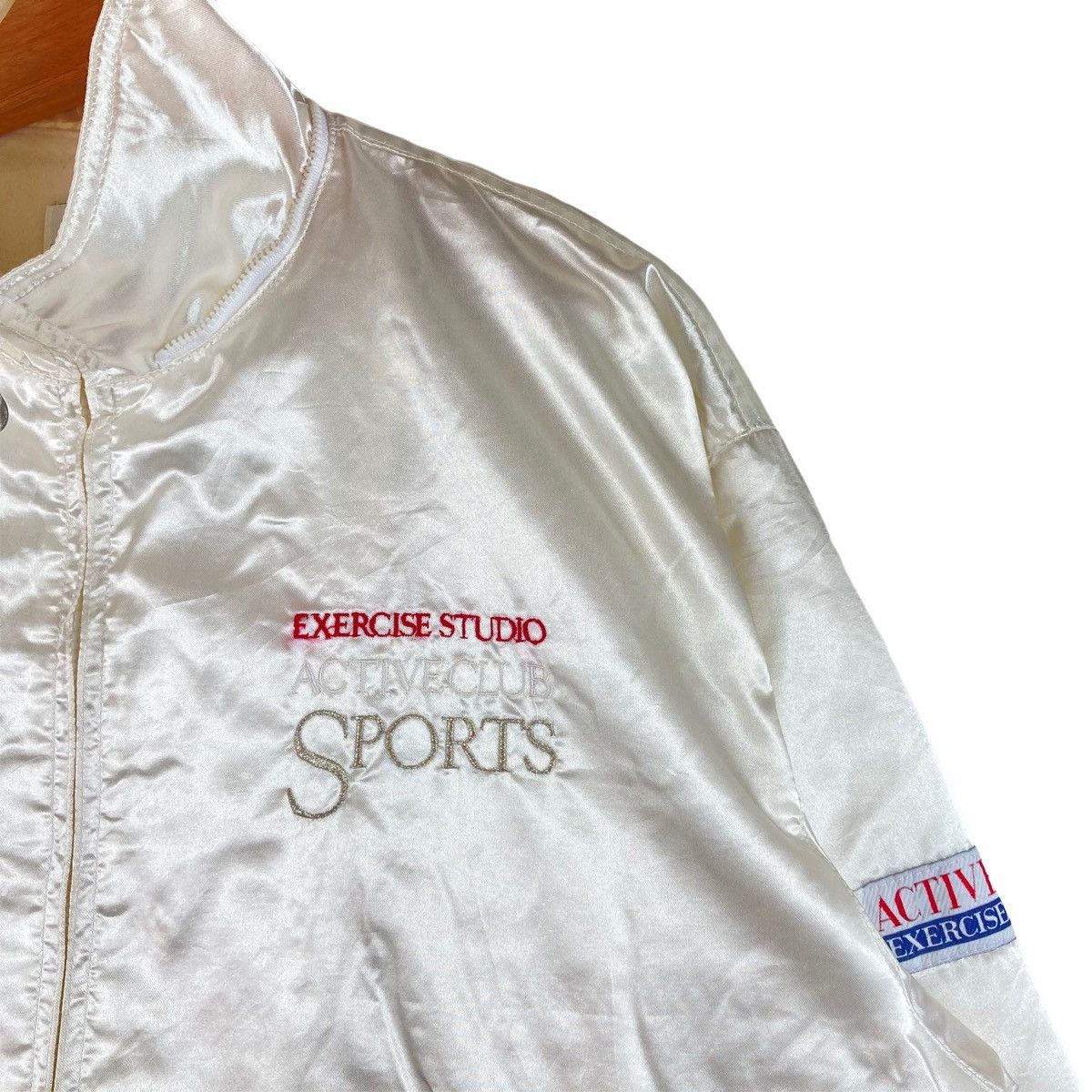 Vintage Vintage JACKET ACTIVE CLUB zip up pullover jumper Size US L / EU 52-54 / 3 - 3 Thumbnail