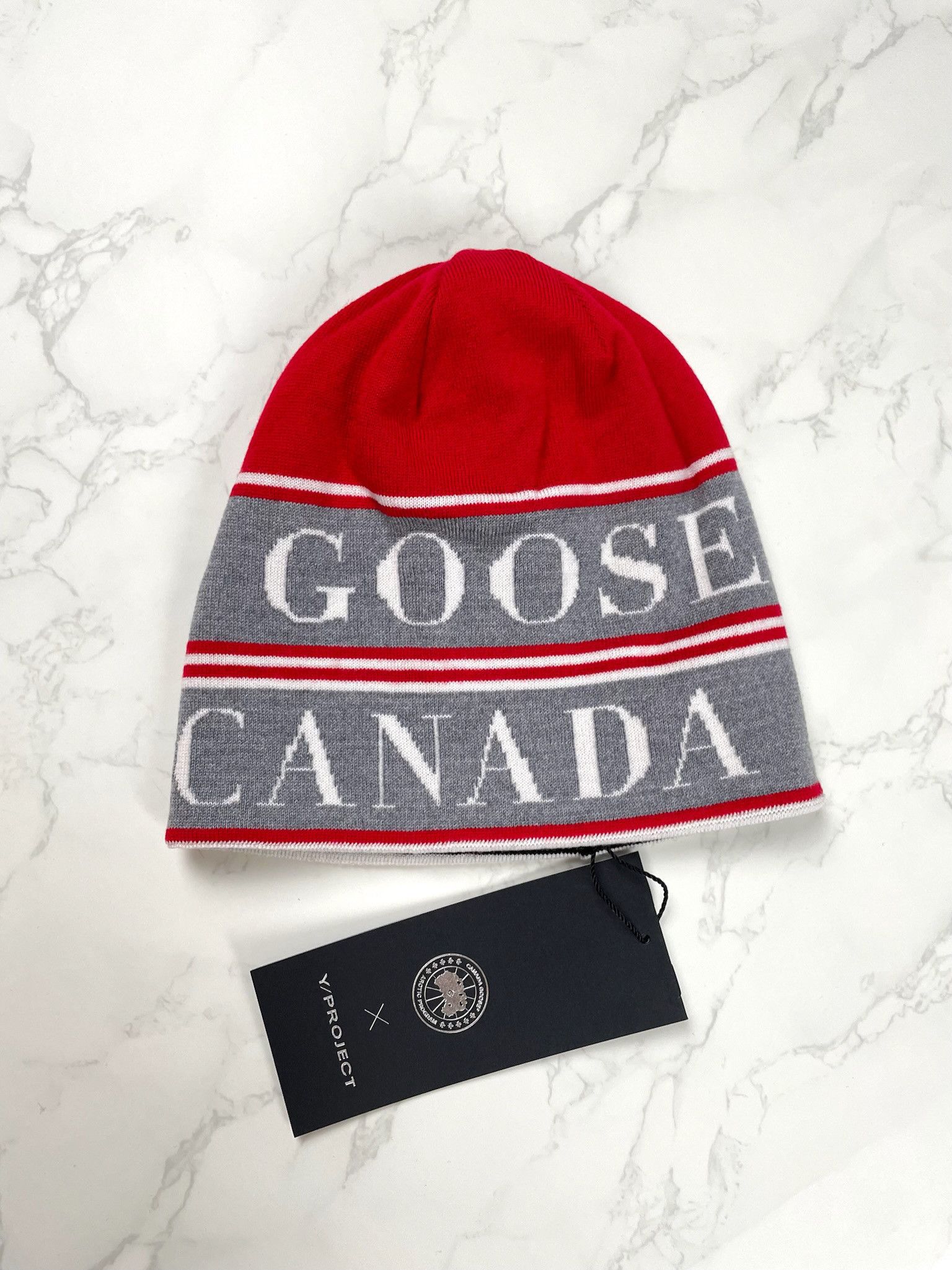 Canada Goose × Y/Project 🔥[SALE]🔥 Canada Goose x Y/Project Reversible Wool Beanie Size ONE SIZE - 2 Thumbnail