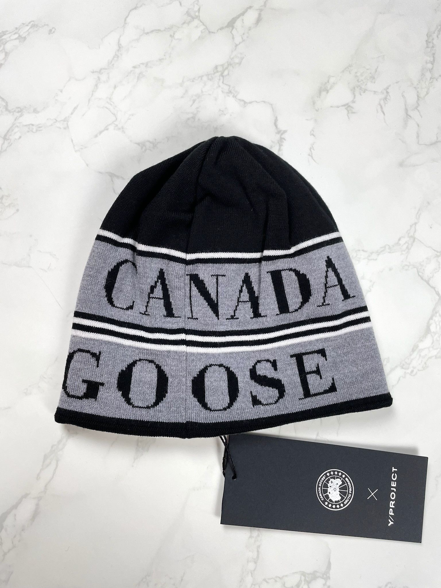 Canada Goose × Y/Project 🔥[SALE]🔥 Canada Goose x Y/Project Reversible Wool Beanie Size ONE SIZE - 7 Thumbnail