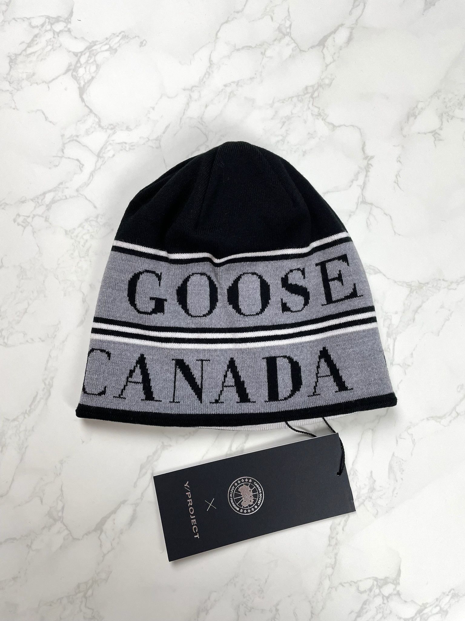 Canada Goose × Y/Project 🔥[SALE]🔥 Canada Goose x Y/Project Reversible Wool Beanie Size ONE SIZE - 2 Thumbnail