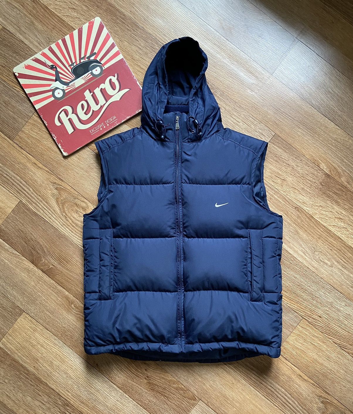 Nike Vintage Nike Swoosh Gorpcore Down Vest Size US M / EU 48-50 / 2 - 1 Thumbnail