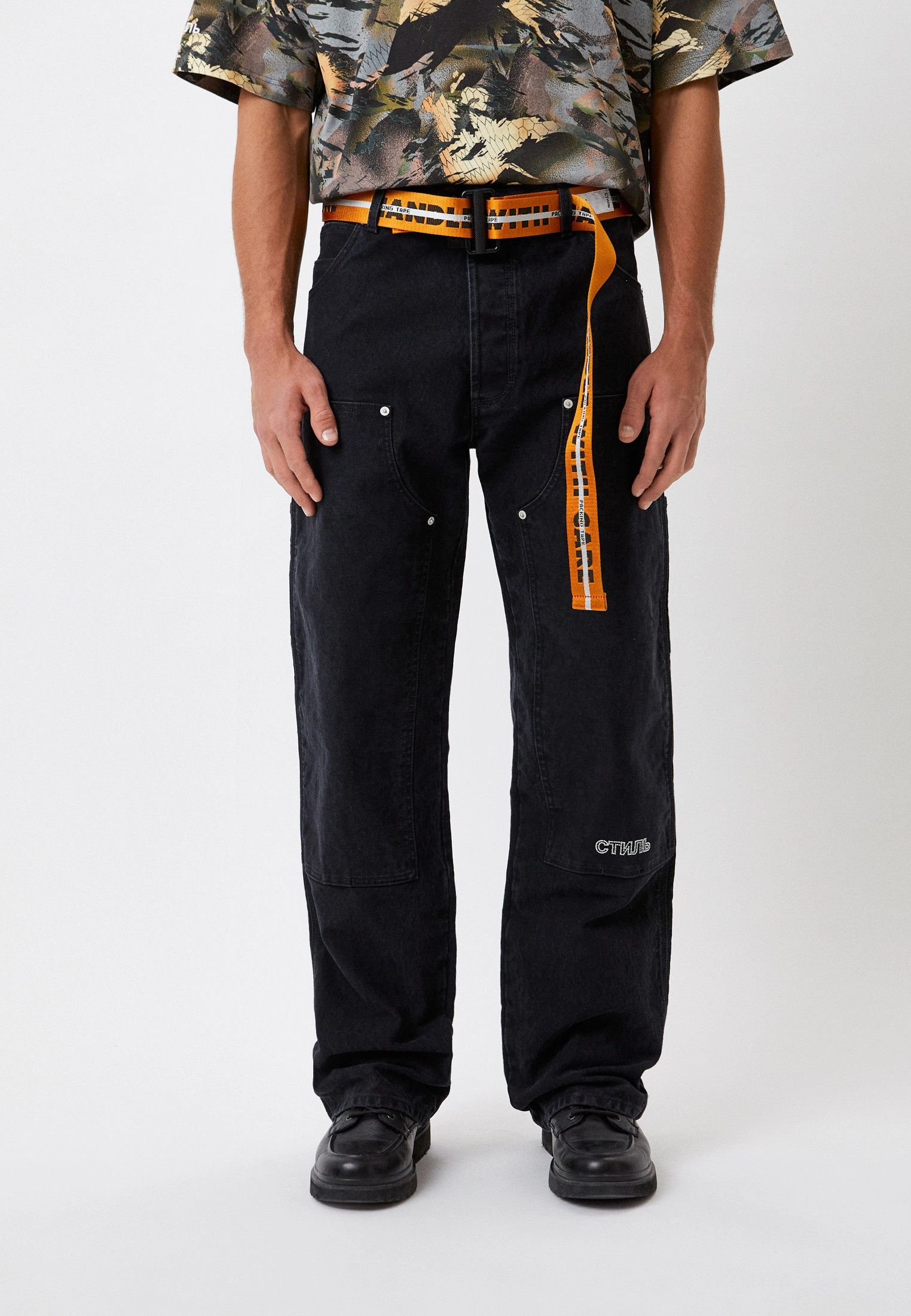 Heron Preston 🔥[SALE]🔥 Heron Preston Tape Classic Buck Orange Belt Size ONE SIZE - 3 Thumbnail