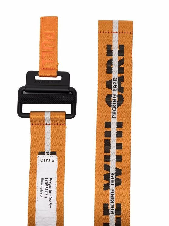 Heron Preston 🔥[SALE]🔥 Heron Preston Tape Classic Buck Orange Belt Size ONE SIZE - 2 Thumbnail