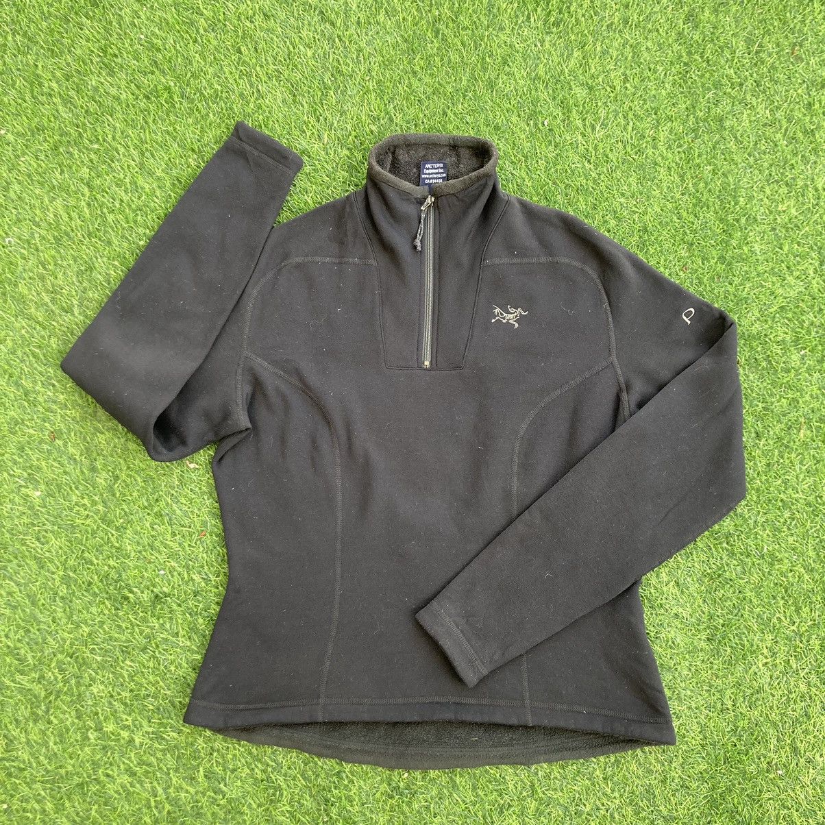 image of Arcteryx x Polartec Arc’Teryx Half Zippers Polartec Jacket in Black, Women's (Size Medium)