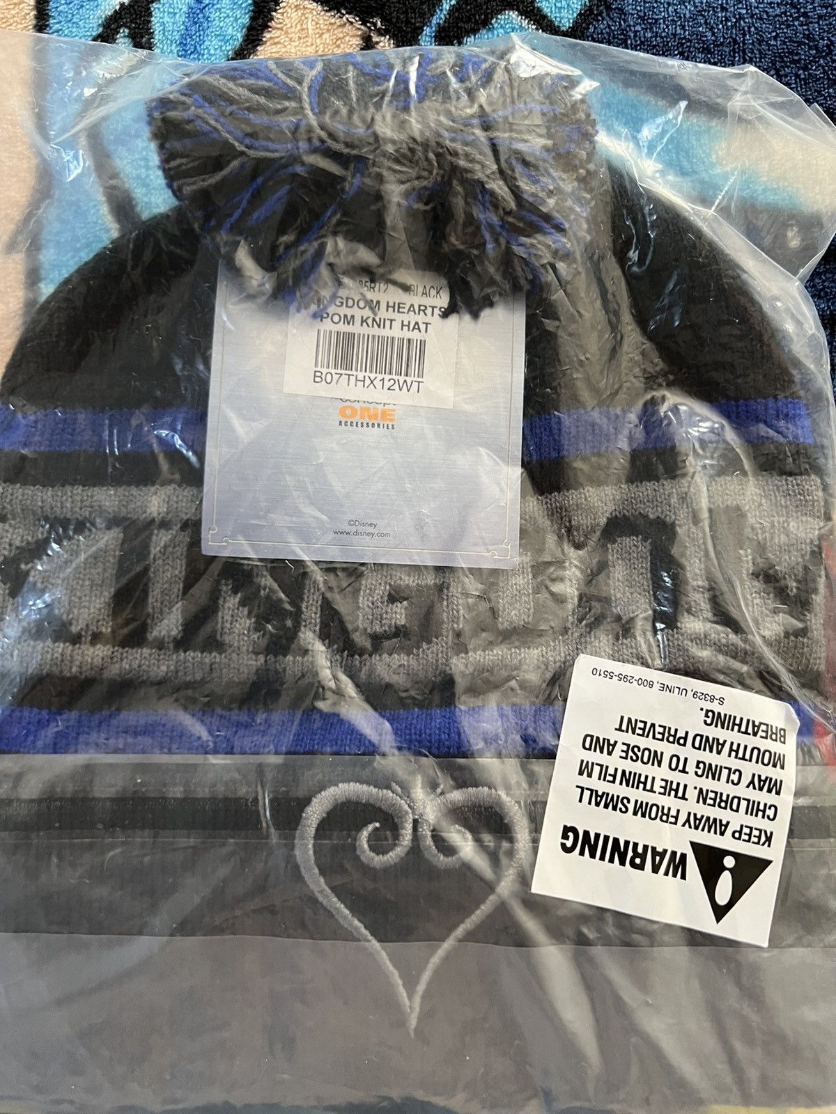 Disney Kingdom Hearts Beanie Embroidery Size ONE SIZE - 2 Thumbnail