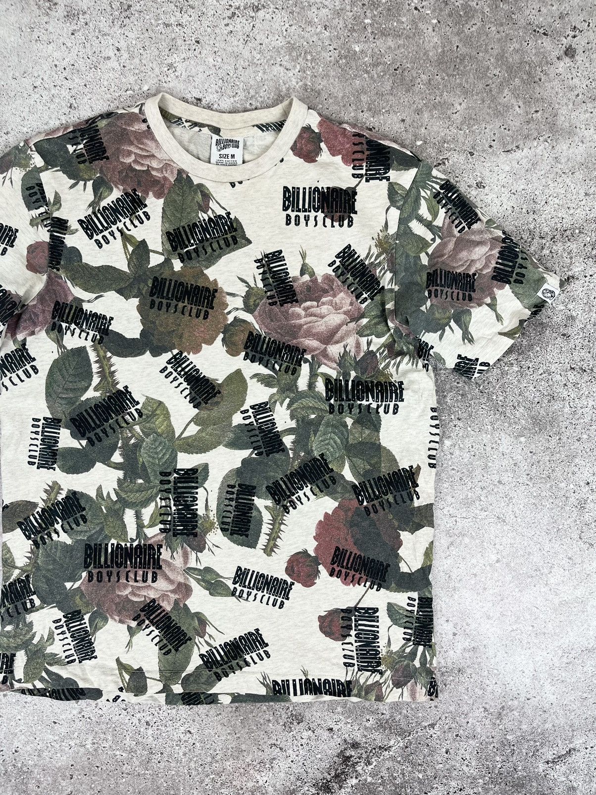Billionaire Boys Club Billionaire Boys Club Flowers Monogram Logo T Shirt Size US M / EU 48-50 / 2 - 3 Thumbnail